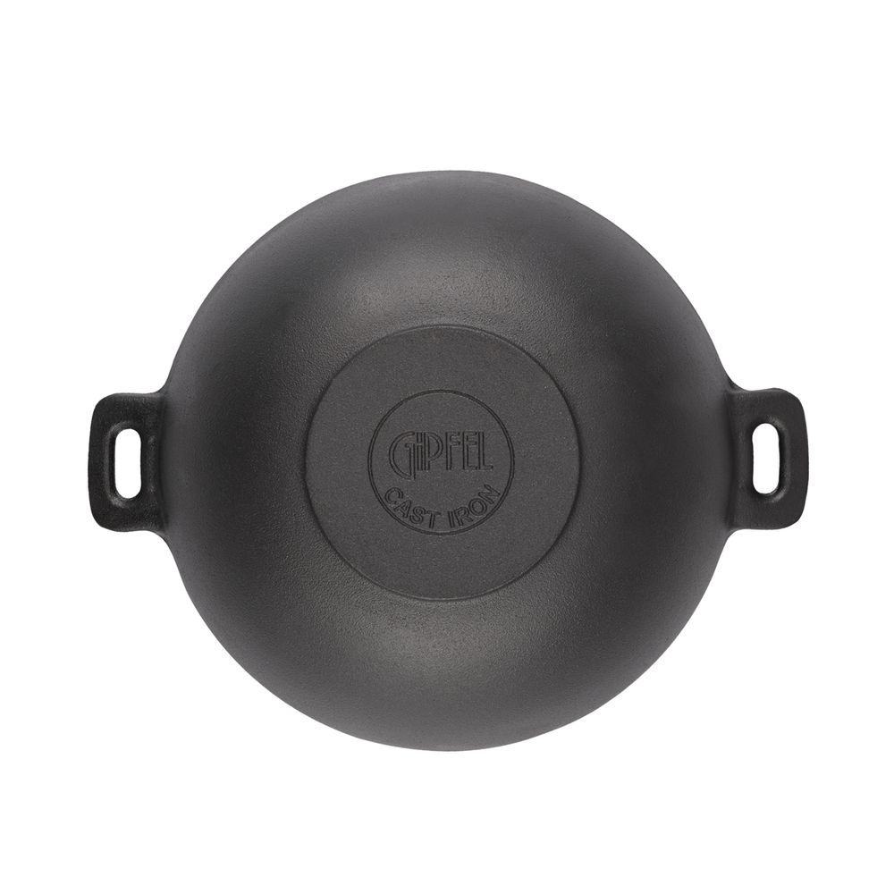 Сковорода-вок чугунная Gipfel Diletto 2147 24 см/2 л