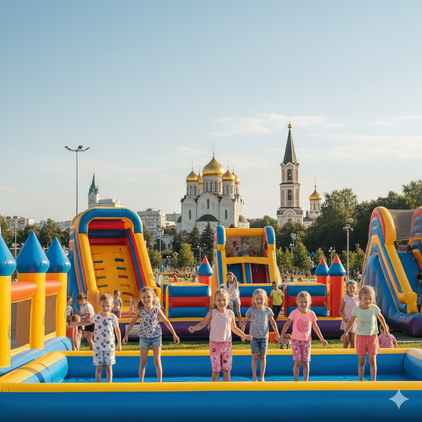 Батут купить в Подольске — Надувные аттракционы БатутМастер Батут купить в Подольске — Надувные аттракционы БатутМастер