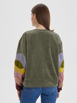 Свитшот "Бабочка"  мох