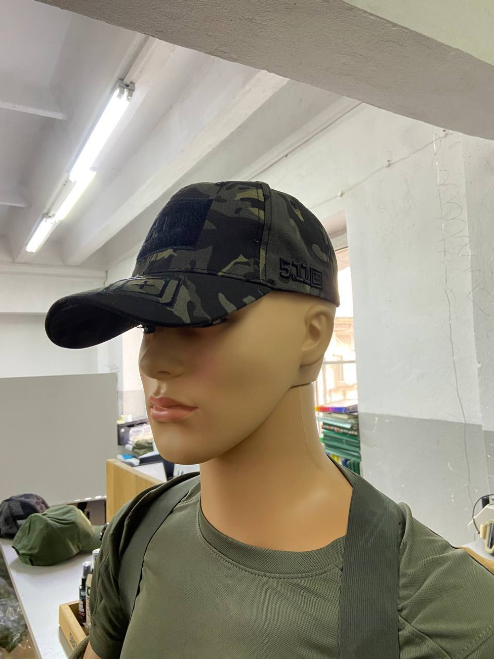 Бейсболка 5.11 / чёрный мультикам