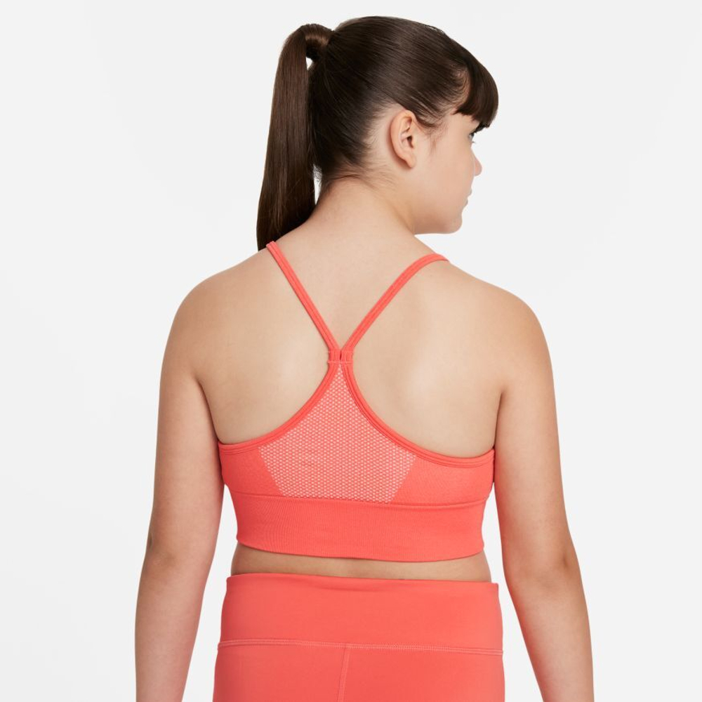 Топ для девочки теннисный Nike Dri-Fit Indy Seamless Bra G - разноцветный
