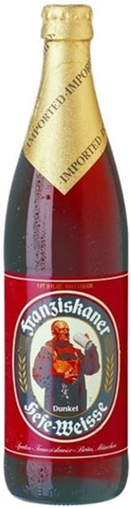 Пиво Францисканер Хефе-Вайссе Дункель / Franziskaner Hefe-Weisse Dunkel 0.5 - стекло