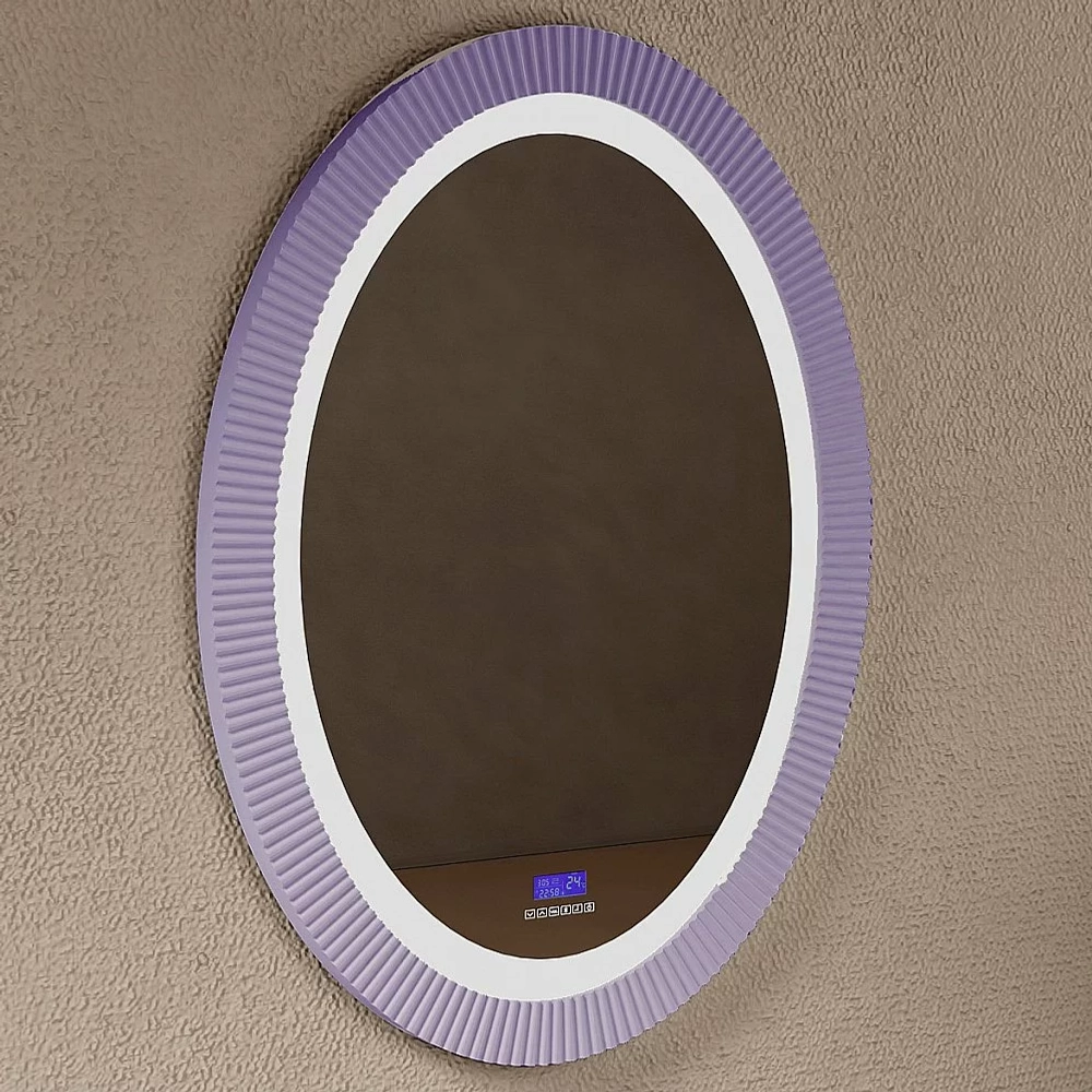 Зеркало с подсветкой Abber STEIN AS6601Violett 60x80 фиолетовое