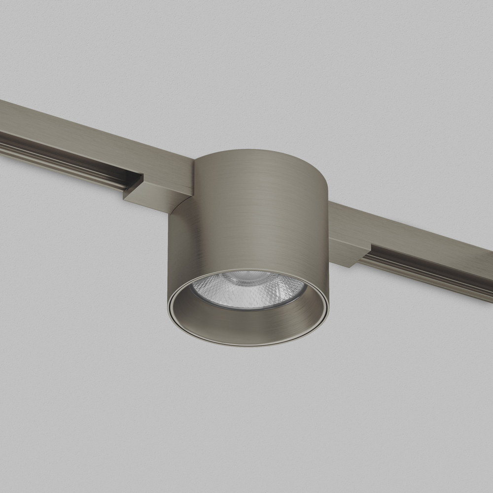 DK5743-DN Светильник для трека SHINE SPOT со светодиодом, D70*H60, 48V DC, 8W, RA?90, 3000K, IP20, темный никель, алюминий