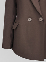 Пиджак ASKins 344 приталенный однотонный с карманами по бокам