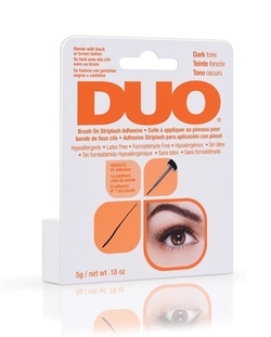 DUO Brush On Striplash Adhesive Dark Tone темный клей для накладных ресниц c кисточкой 5г