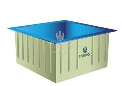 Купель Гринлос 2000*2000*1500 Прямоугольная