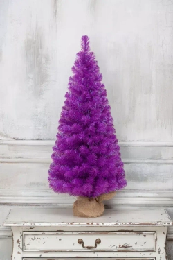 Искусственная елка Искристая фиолетовая 90 см., мягкая хвоя ПВХ, ЕлкиТорг (154090)