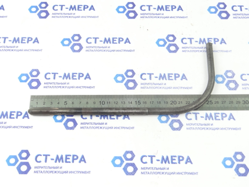 Метчик гаечный М12х1 с изогнутым хвостовиком L=250мм