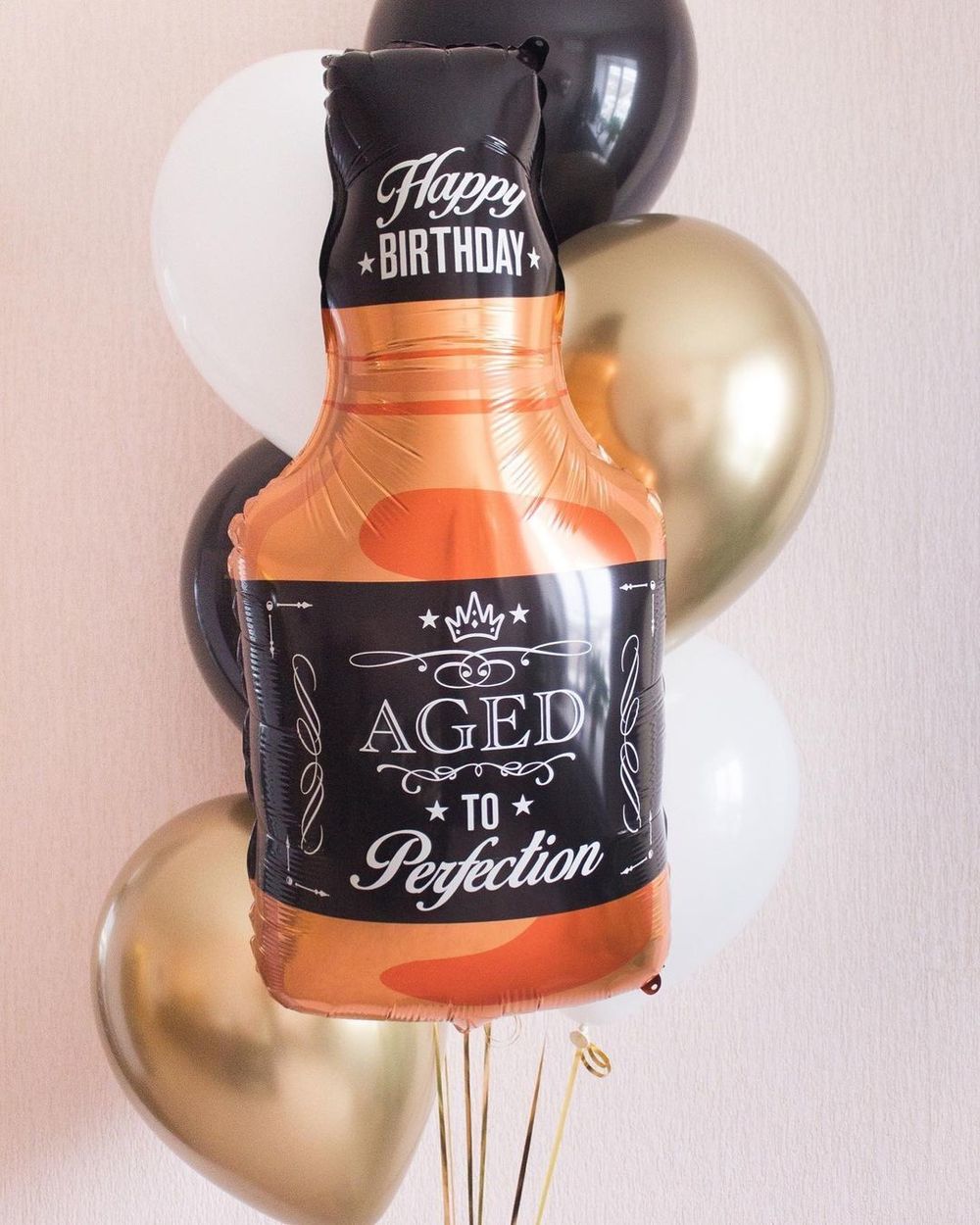 BT Шар фигура "Бутылка виски " 27"/68 см х 34"/86 см (БГ-39)  Изображение4