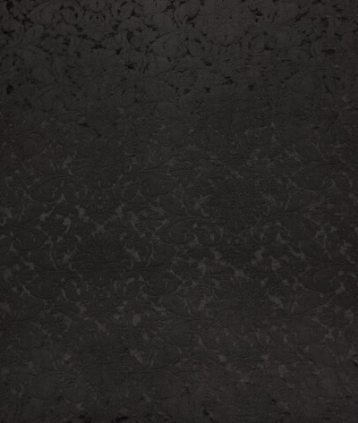 Костюмно-плательная ткань жаккард, 218 гр/м2, 100% п/э, 137 см, чёрный