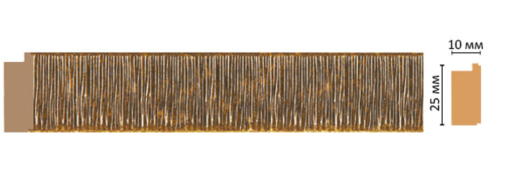 Молдинг Decomaster 102-17 25*10*2400мм
