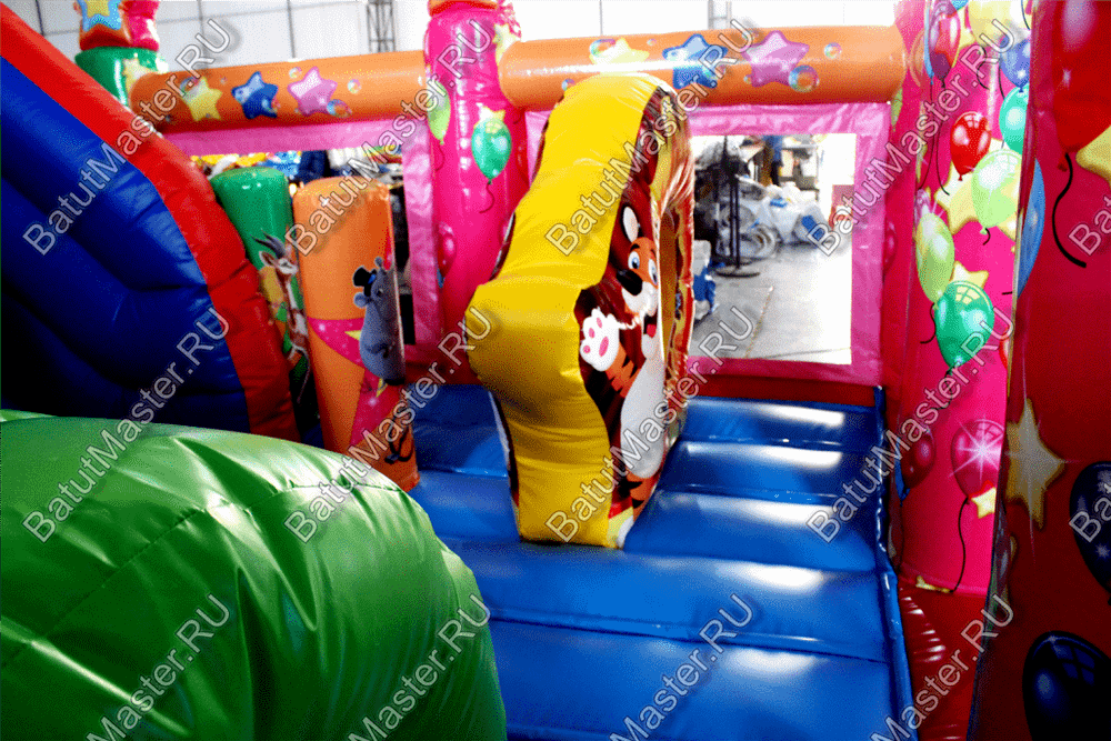 Коммерческий надувной батут "Цирк" 7*5*4 м