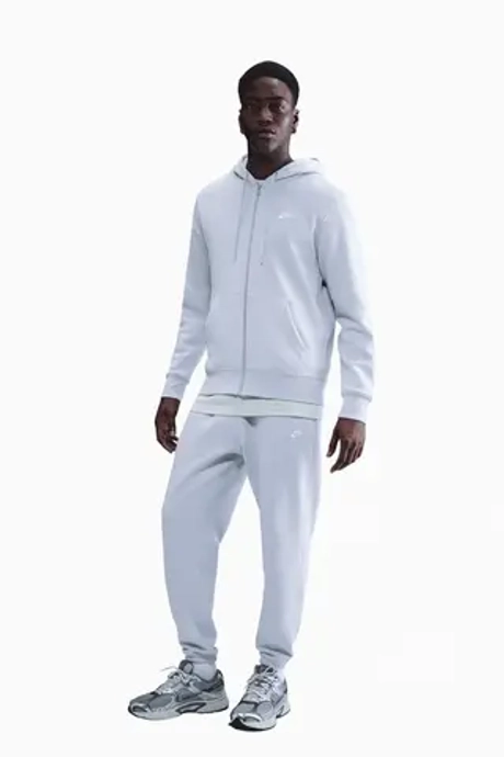 Кофта Nike Club Full-Zip - серый