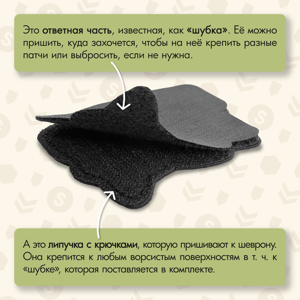 Нашивка на одежду, патч, шеврон на липучке "Are you kitting me?" 8,8х7 см