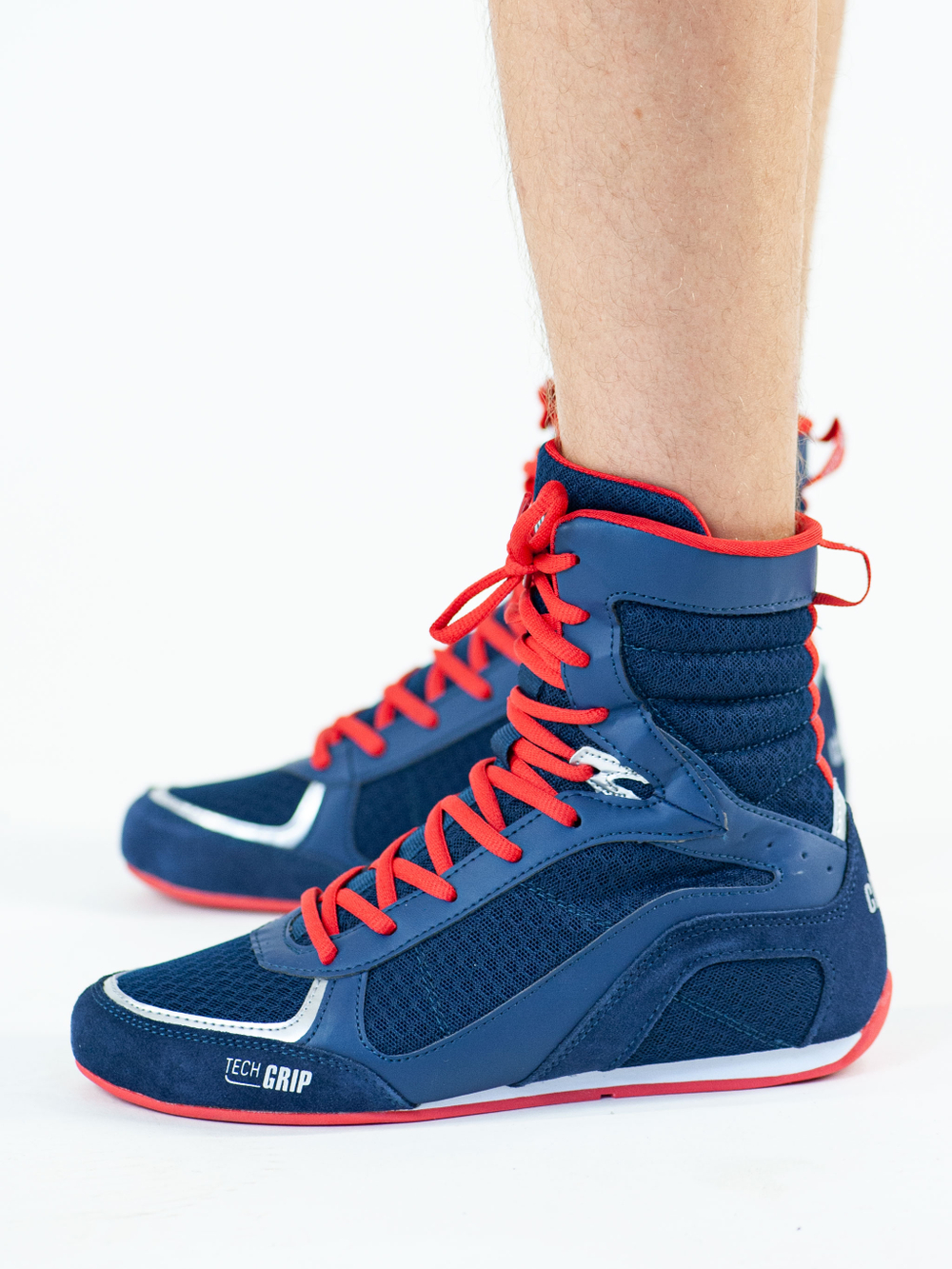 C415 Боксерки Clinch Olimp сине-красные