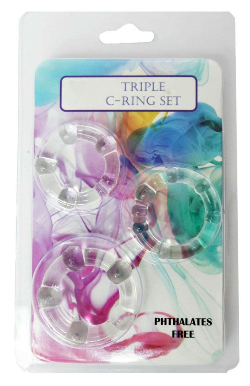 Набор из 3 эрекционных прозрачных колец (Цвет: прозрачный)