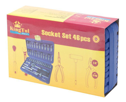 Набор инструментов 46пр. 1/4'' (6гр.) KINGTUL profi KT-46