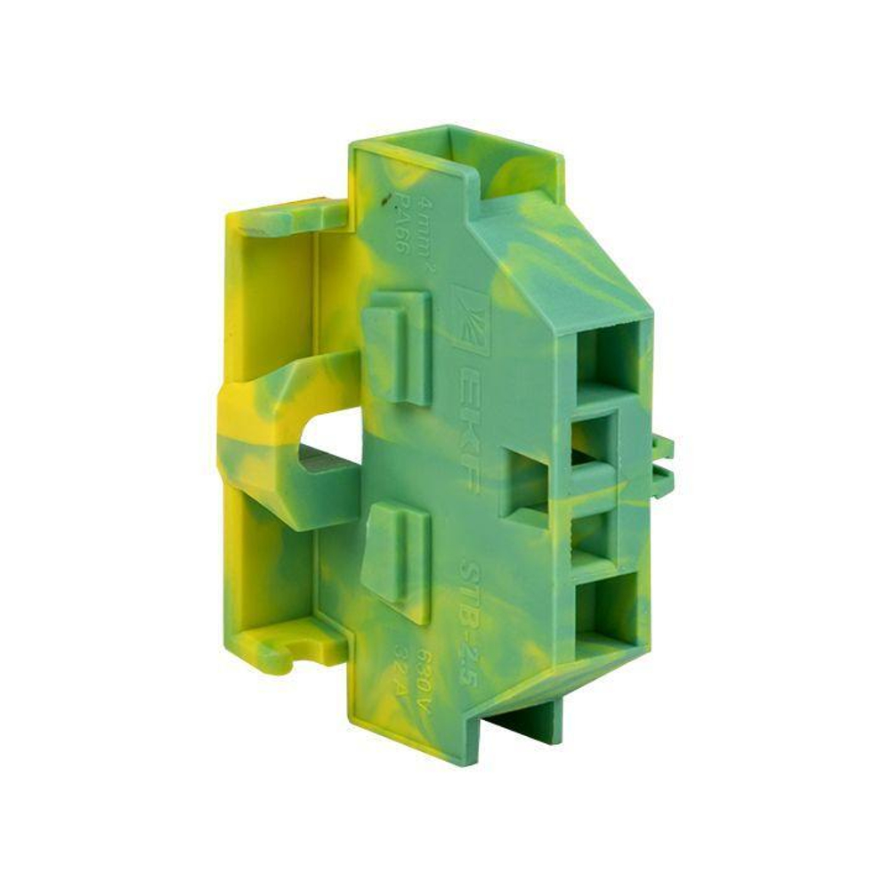 Миниклемма STB-2.5 24А желт./зел. PROxima EKF stb-m-2.5-y-green