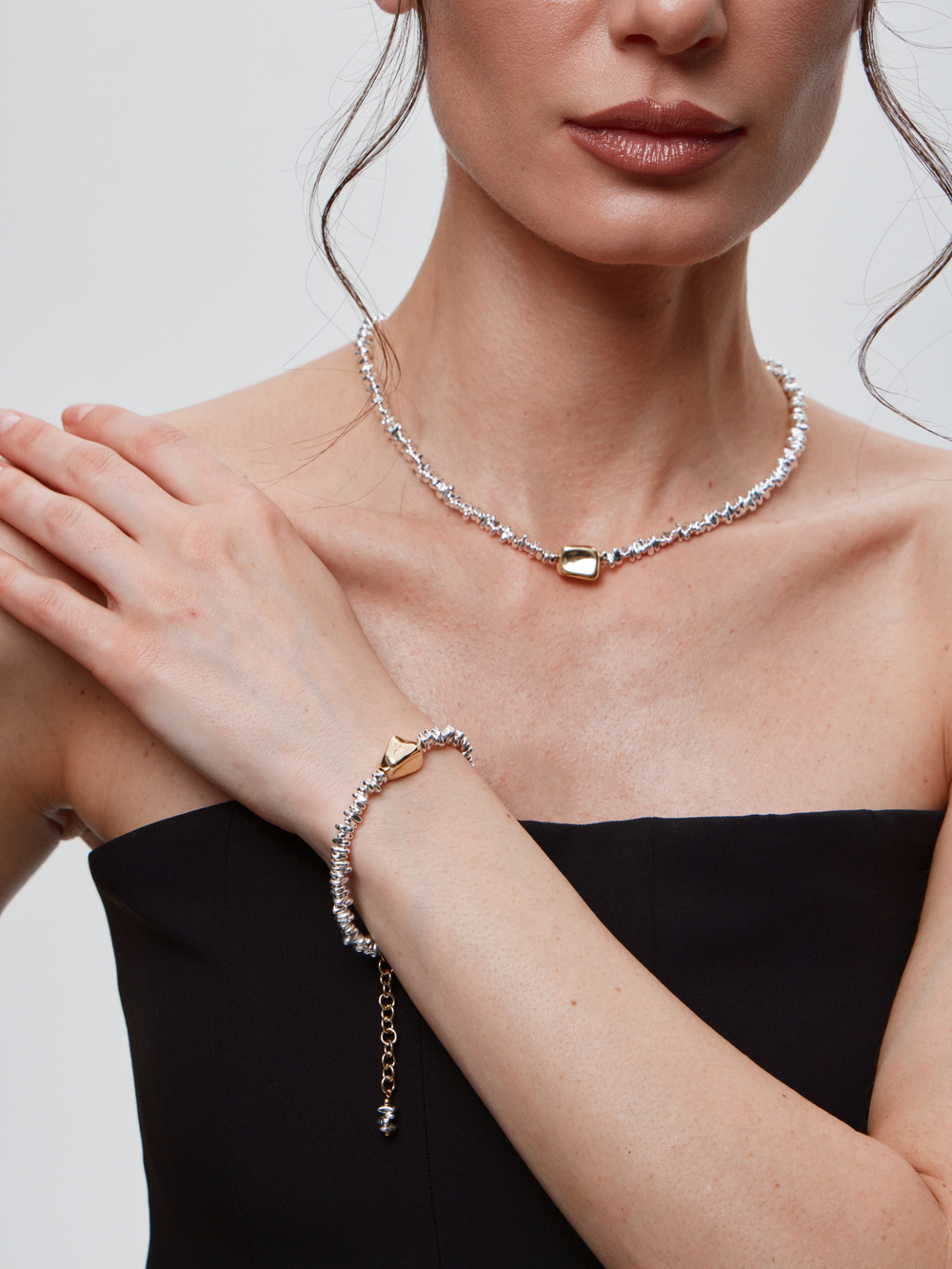 91004400 Колье Selena Pearls