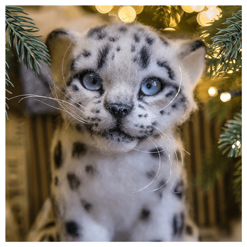 Валяная игрушка «Барсенок»