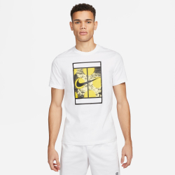 Мужское теннисное поло Nike Court Heritage RG T-Shirt Men - White, Multicoloured