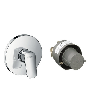 Смеситель для душа Hansgrohe 71666000 Logis (внешняя+скрытая часть)