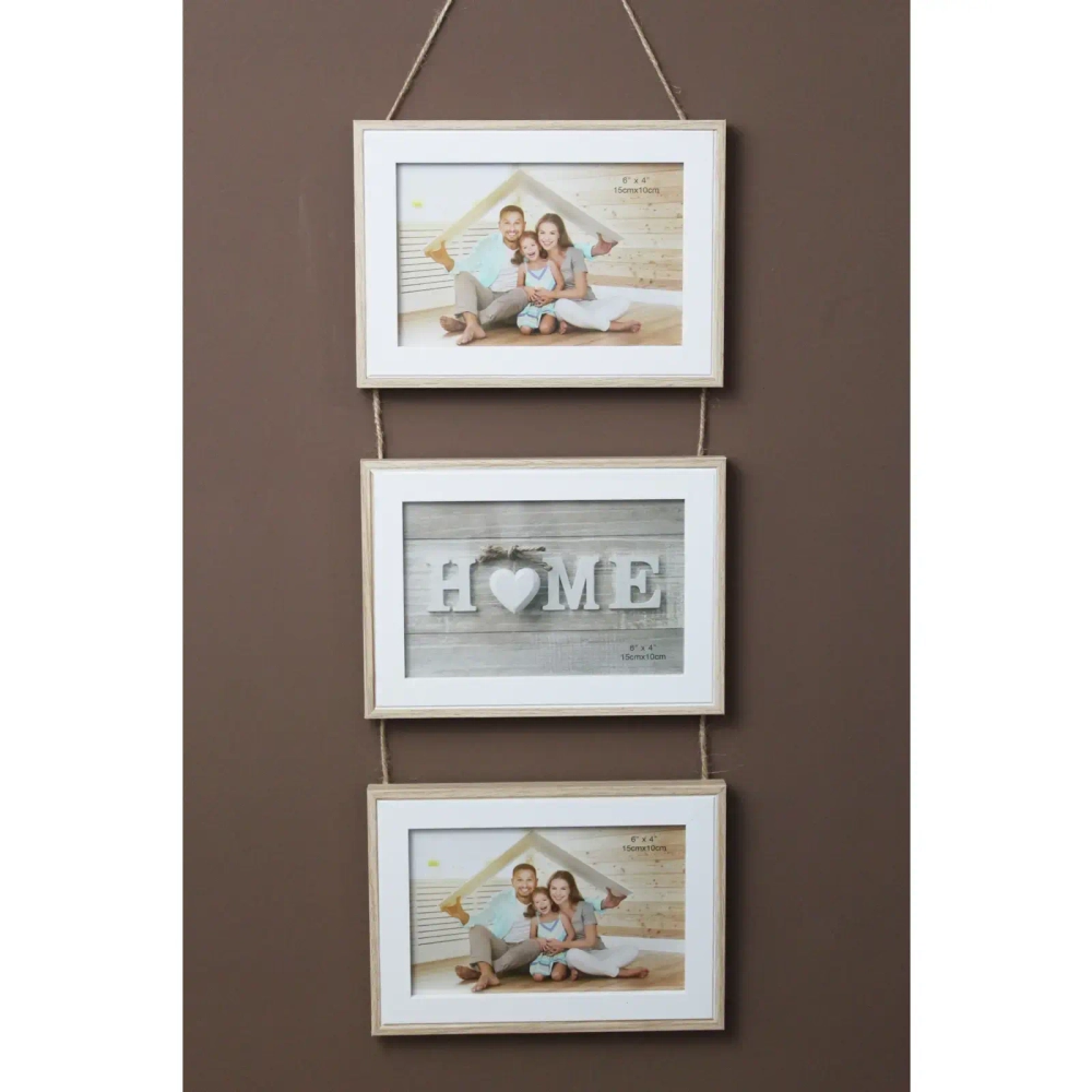 Фоторамка на 3 фото 10*15см «Dorothy « цвет бежевый