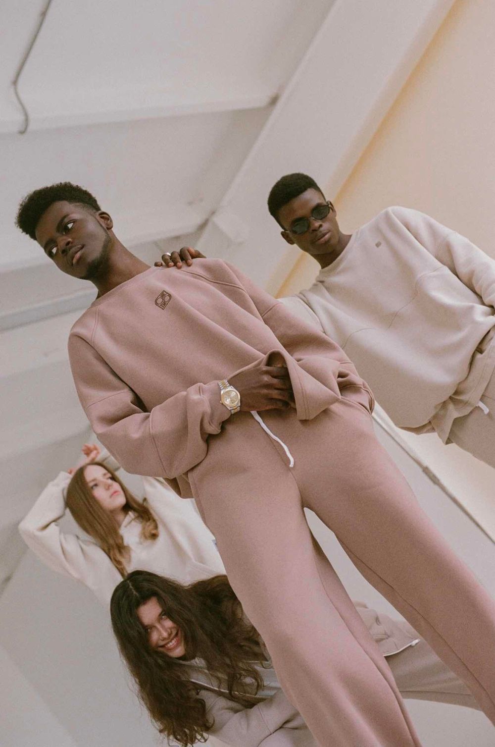 Толстовка ONE TWO "MULTICOLOR" Начес Синопия Фреско