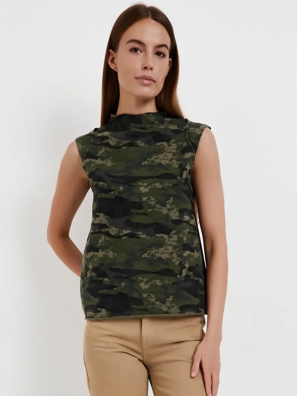 Майка Стойка Камуфляжный