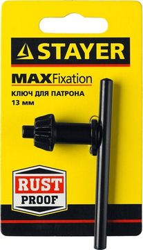 STAYER 13 мм, ключ для патрона дрели (29057-13)