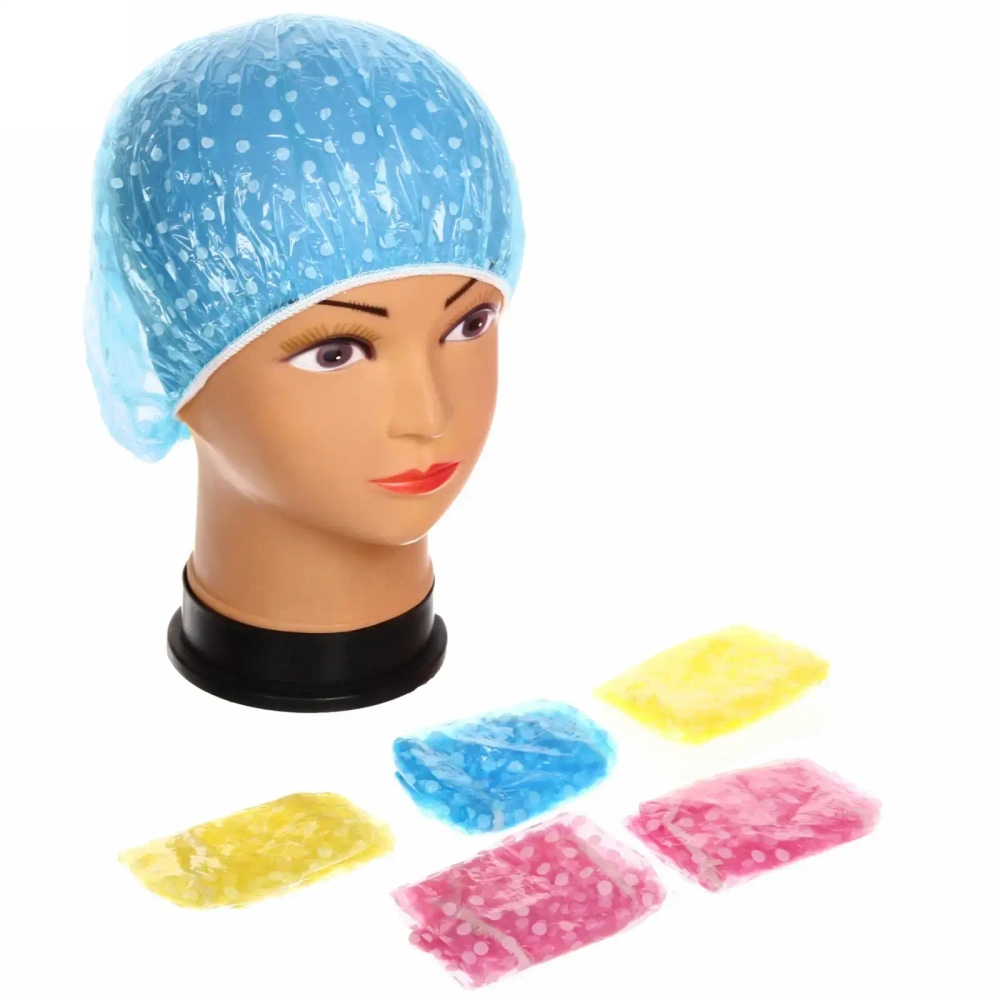 Шапочка для душа в наборе 6шт «Ассорти»