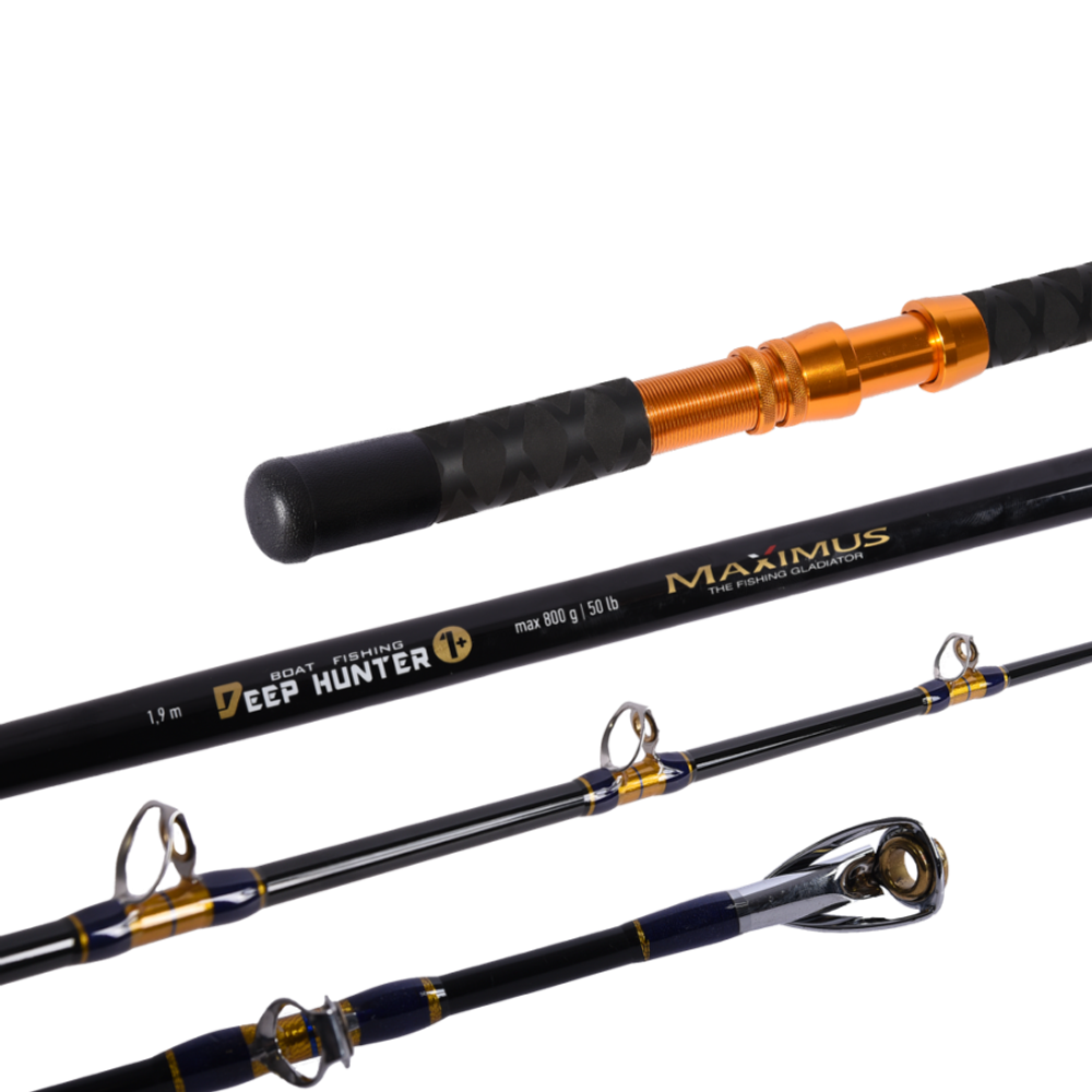 Удилище морское Maximus Deep Hunter 1+ 190H 1,9m max 50 lb 800g