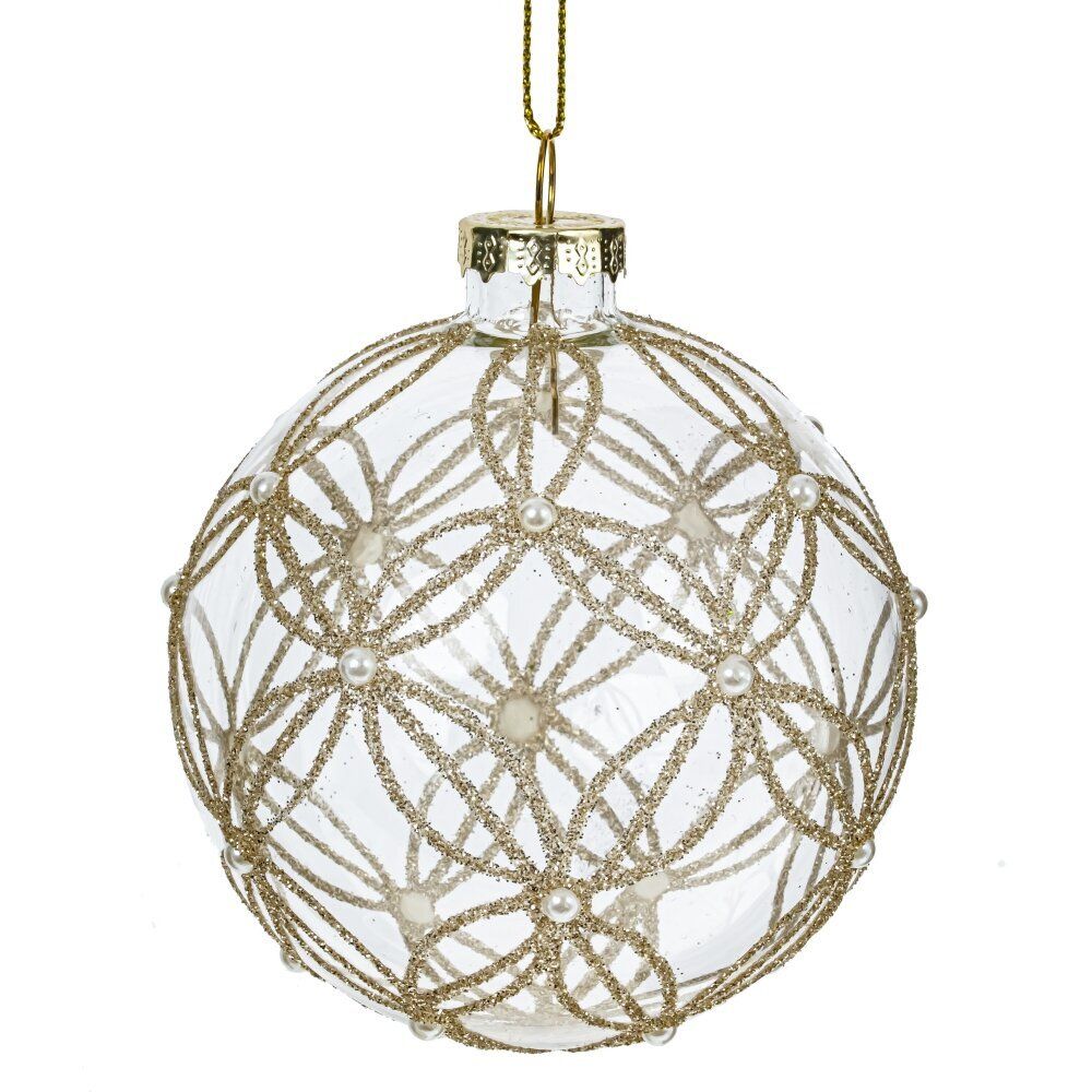 GAEM Набор из 12шт Украшение новогоднее "Шар", D 8 см, L35 W25 H8,5 см