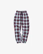 Брюки клетчатые БИЧ бело-красные