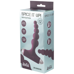 Анальная пробка с вибрацией Spice it up New Edition Splendor Wine red 8017-03lola