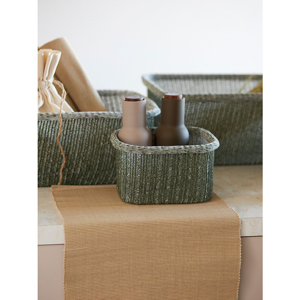 Набор из 4-х корзин для хранения Sustainable collection | оливковый