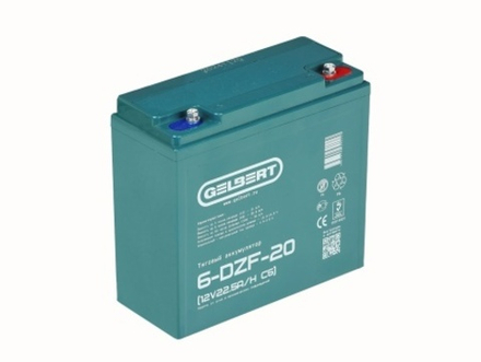 Тяговый аккумулятор Gelbert 6-DZF-20 (12V22.5A/H C5)
