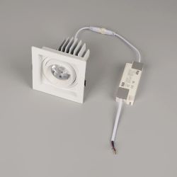 Светильник MS-VORTEX-BUILT-S117x117-20W Warm3000 (WH-WH, 20 deg, 230V) (Arlight, IP20 Металл, 5 лет) 057916