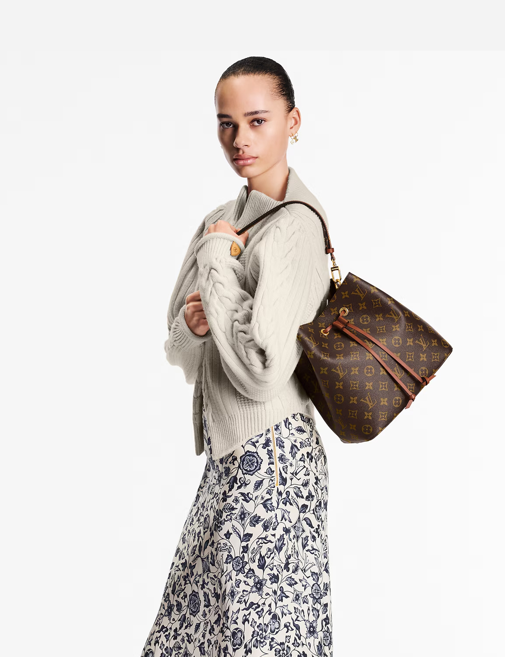 Сумка Louis Vuitton NéoNoé MM "Caramel Brown"