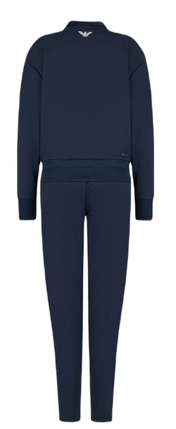 Женский теннисный костюм EA7 Woman Jersey Tracksuit - Blue