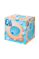 Вакуум-волновой стимулятор клитора Qli by Flovetta Scall голубой 6 см