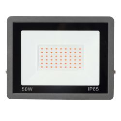 ULF-P42-50W-SPBR IP65 180-260V BLACK Прожектор для растений светодиодный. Спектр для рассады и досвечивания в период роста. Цвет черный. TM Uniel