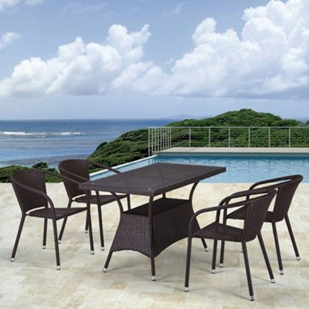 Комплект мебели T198D/Y137C-W53 Brown 4Pcs