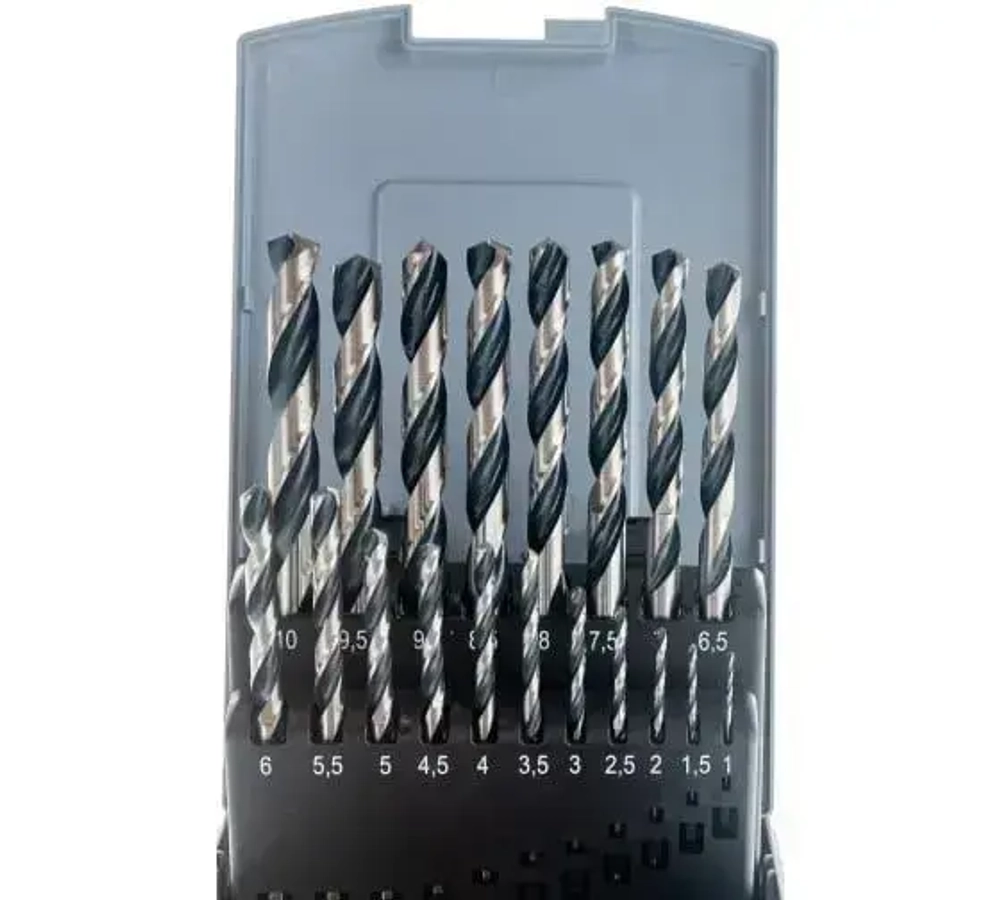 Набор сверл по металлу Bosch "HSS PointTeQ ProBox", 19 шт. 2608577351