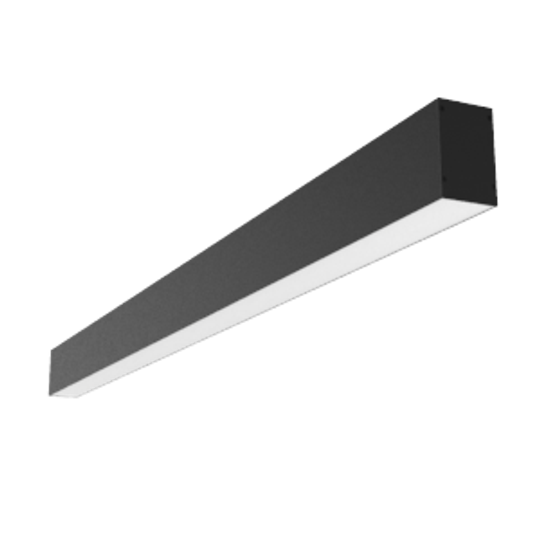 Светодиодный светильник подвесной 30Вт 3000К 1003x63x100мм IP40 RAL9005 черный опал Х-line VARTON