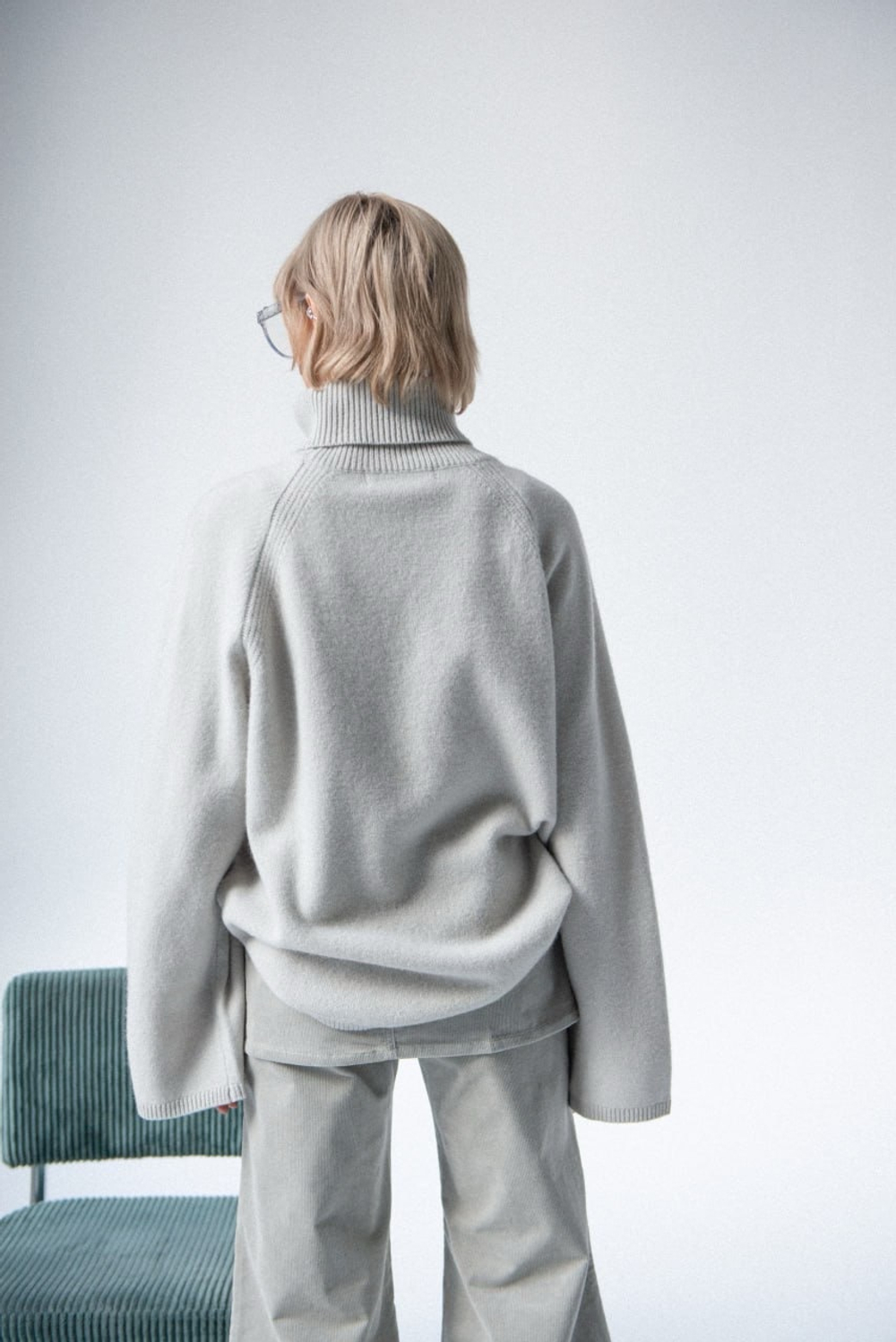 Свитер из 100% овечьей шерсти