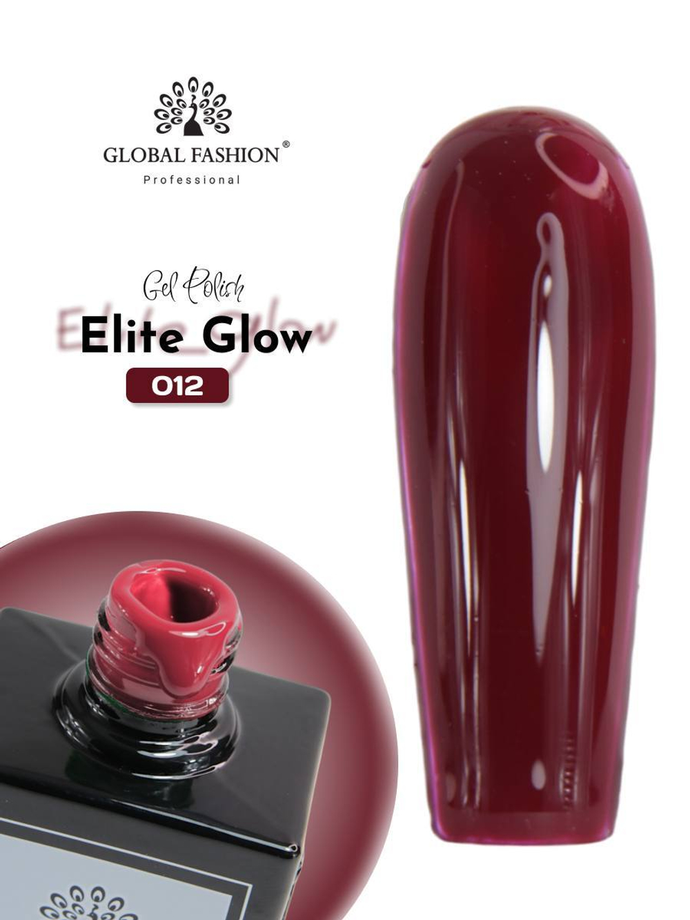 Гель лак Global Fashion, Gel polish 15 ml, 12