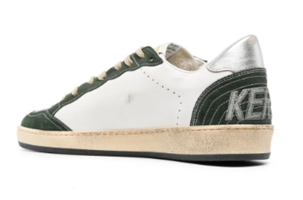 Мужские Кеды Golden Goose star-patch lace-up sneakers