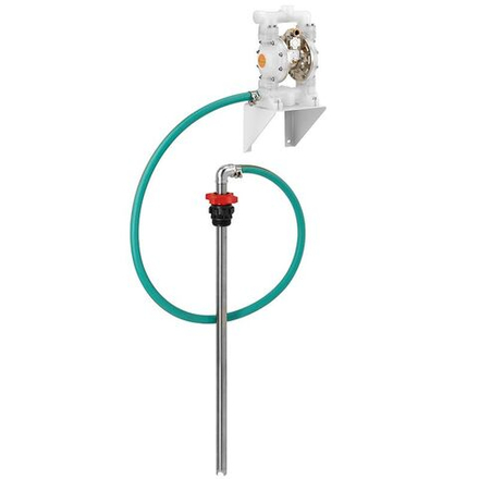 Комплект для раздачи антифриза из бочек 200л с диафрагменный насос 1:1, 60 л/мин, ECODORA (Италия)